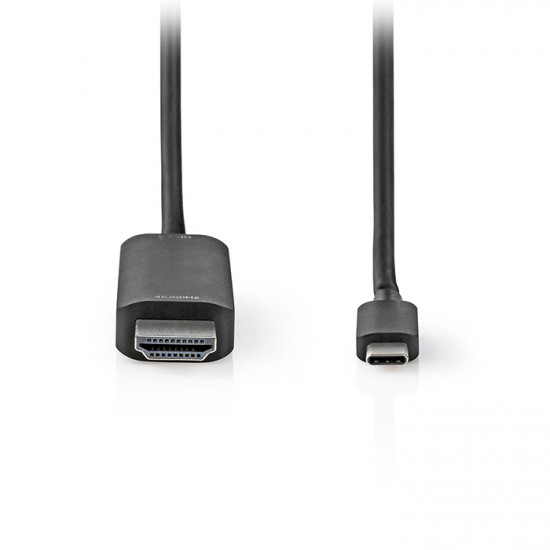 NEDIS CCGL64655BK20 Μετατροπέας USB 3.2 Gen 1x1 Type-C αρσ. - HDMI αρσ., 2.00m. - NEDIS
