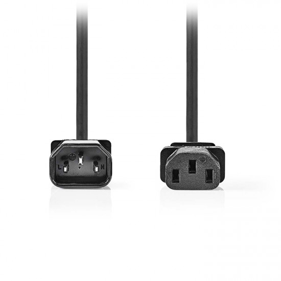 NEDIS CEGL10500BK30 Καλώδιο προέκτασης τροφοδοσίας IEC-320-C14 - IEC-320-C13, 3.00m. - NEDIS