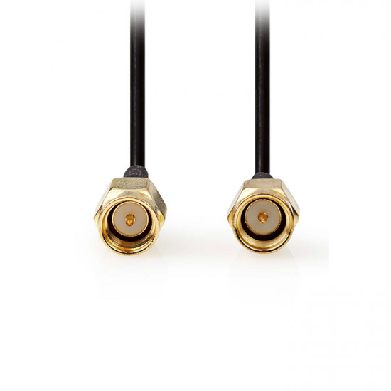 NEDIS CSGL02000BK50 Καλώδιο SMA αρσ. - SMA αρσ., 5.00m σε μαύρο χρώμα. - NEDIS
