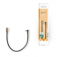 NEDIS CSGB02125BK02 Καλώδιο SMA θηλ. - TS9 υπό γωνία 90°, 0.20m σε μαύρο χρώμα. - NEDIS