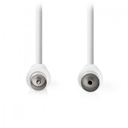 NEDIS CSGL40000WT100 Καλώδιο κεραίας RF αρσ. - RF θηλ. 90dB, 10m σε λευκό χρώμα. - NEDIS