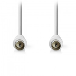 NEDIS CSGL40200WT30 Καλώδιο IEC (Coax) αρσ. - IEC (Coax) αρσ., 3.00m σε λευκό χρώμα. - NEDIS