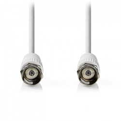 NEDIS CSGL41000WT15 Καλώδιο F αρσ. - F αρσ. 1.50m σε άσπρο χρώμα. - NEDIS