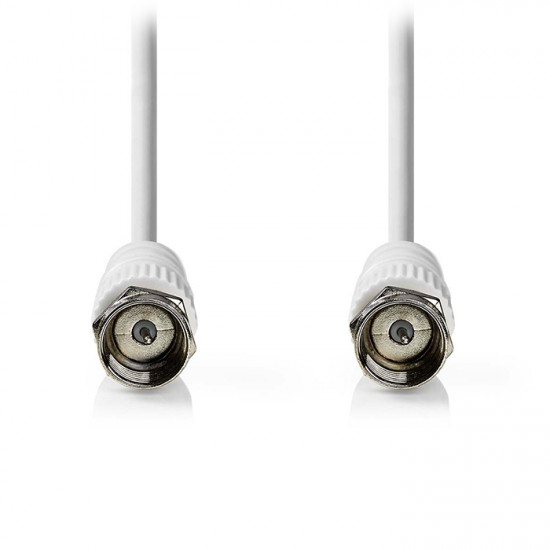 NEDIS CSGL41000WT15 Καλώδιο F αρσ. - F αρσ. 1.50m σε άσπρο χρώμα. - NEDIS