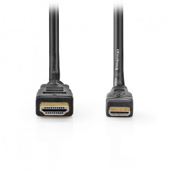 NEDIS CVGL34500BK15 Καλώδιο High speed HDMI με Ethernet 10.2Gbps, HDMI αρσ. - HDMI mini αρσ. με επίχρυσες επαφές, 1.50m. - NEDIS
