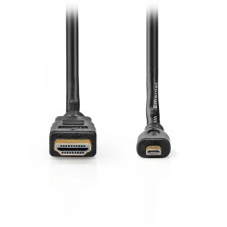 NEDIS CVGL34700BK15 Καλώδιο High speed HDMI with Ethernet, HDMI Micro αρσ. - HDMI αρσ., με επίχρυσες επαφές, 1.50m. - NEDIS