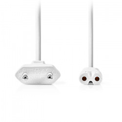 NEDIS CEGL11040WT20 Καλώδιο τροφοδοσίας Euro - IEC-320-C7 (οχταράκι), 2.00m σε άσπρο χρώμα. - NEDIS