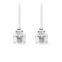 NEDIS TCGL90200WT50 Τηλεφωνικό καλώδιο RJ11 αρσ. - RJ11 αρσ., 5.00m σε λευκό χρώμα. - NEDIS