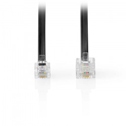 NEDIS TCGL90201B50 Καλώδιο επέκτασης τηλεφώνου, RJ11 αρσ. -  RJ45 αρσ., 5.00m σε μαύρο χρώμα. - NEDIS