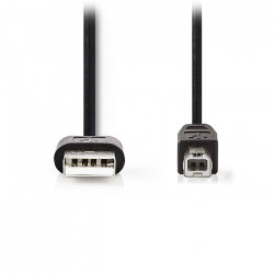 NEDIS CCGL60101BK20 Καλώδιο USB High-Speed A αρσ. - USB B αρσ., 2.00m. - NEDIS