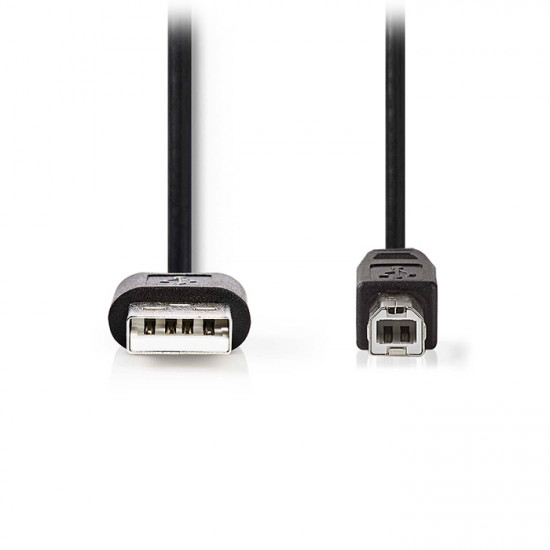 NEDIS CCGL60101BK20 Καλώδιο USB High-Speed A αρσ. - USB B αρσ., 2.00m. - NEDIS