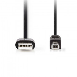 NEDIS CCGL60101BK30 Καλώδιο USB High-Speed A αρσ. - USB B αρσ., 3.00m. - NEDIS