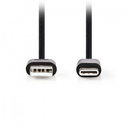 NEDIS CCGL60601BK20 Καλώδιο USB High-Speed A αρσ. - USB Type-C αρσ., 2.00m - NEDIS