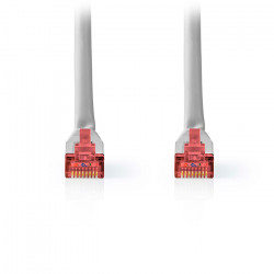 NEDIS CCGL85220GY10 Καλώδιο δικτύου CAT 6, S/FTP, 1.00m σε γκρι χρώμα. - NEDIS