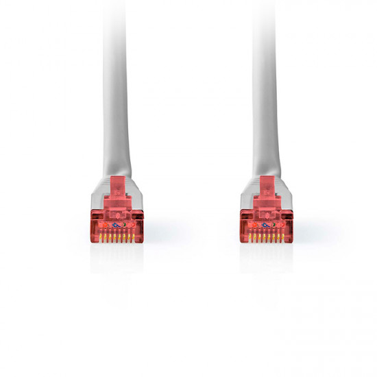 NEDIS CCGL85220GY150 Καλώδιο δικτύου CAT 6, S/FTP, 15m σε γκρι χρώμα. - NEDIS