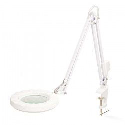 NEDIS MAGLE2WT Mεγεθυντικός φακός με λυχνία LED 700lm, με σφιγκτήρα τοποθέτησης σε γραφείο, 6W σε άσπρο χρώμα. - NEDIS
