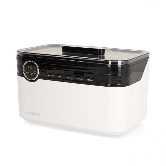 NEDIS JECL120WT Ψηφιακή συσκευή καθαρισμού υπερήχων 70W, σε λευκό χρώμα. - NEDIS