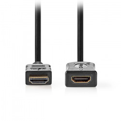 NEDIS CVGL34096BK20 Καλώδιο προέκτασης High speed HDMI with Ethernet, HDMI αρσ. - HDMI θηλ., με επίχρυσες επαφές, 2.00m. - NEDIS