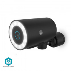 NEDIS WIFICO41CBK Wi-Fi Smart IP κάμερα 4K, για εξωτερικούς χώρους, με οριζόντια κίνηση και αισθητήρα κίνησης. - NEDIS
