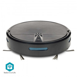 NEDIS WIFIVCR10CBK Wi-Fi smart σκούπα ρομπότ, χωρητικότητας 0.6L. - NEDIS