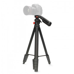 NEDIS TPOD2600BK Τρίποδο αλουμινίου με max. ύψος 154cm για φωτογραφικές μηχανές και smartphones. - NEDIS