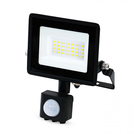 NEDIS LLFLP16BLK Προβολέας LED με αισθητήρα κίνησης PIR, 20W. - NEDIS