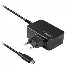 AKYGA AK-ND-81 Universal φορτιστής / τροφοδοτικό GaN για smartphone / laptop 65W, με αυτόματη επιλογή τάσης εξόδου και ενσωματωμένο καλώδιο. - AKYGA