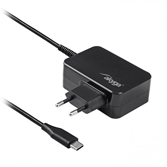 AKYGA AK-ND-81 Universal φορτιστής / τροφοδοτικό GaN για smartphone / laptop 65W, με αυτόματη επιλογή τάσης εξόδου και ενσωματωμένο καλώδιο. - AKYGA