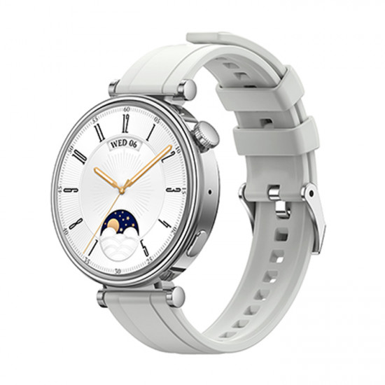 XO GT4 SILVER Smartwatch με οθόνη AMOLED 1.32