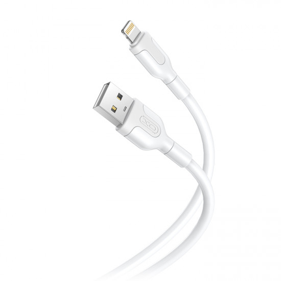 XO NB212 Καλώδιο USB High-Speed A αρσ. - Lightning 10.5W, 1.00m σε λευκό χρώμα - XO