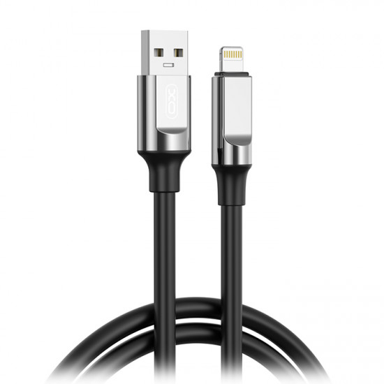 XO NB251 Καλώδιο USB High-Speed Α αρσ. - Lightning αρσ., 1.00m σε μαύρο χρώμα - XO