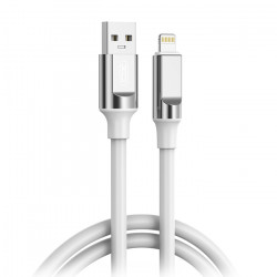 XO NB251 Καλώδιο USB High-Speed Α αρσ. - Lightning αρσ., 1.00m σε λευκό χρώμα - XO