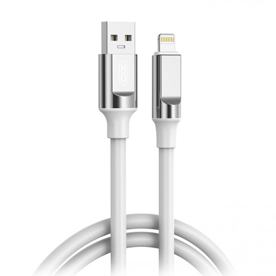 XO NB251 Καλώδιο USB High-Speed Α αρσ. - Lightning αρσ., 1.00m σε λευκό χρώμα - XO