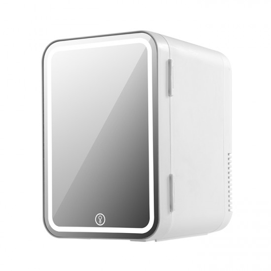 XO CZ015 WHITE COLOR Mini ψυγείο καλλυντικών με καθρέφτη, σε λευκό χρώμα - XO