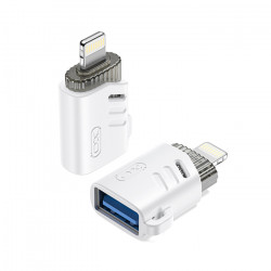 XO NB256A Αντάπτορας USB High-Speed Α θηλ. - Lightning, σε λευκό χρώμα - XO