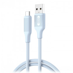 XO NB265 Καλώδιο USB High-Speed A αρσ. - USB Type-C αρσ. 15W, 1.00m σε μπλε χρώμα - XO