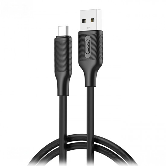 XO NB265 Καλώδιο USB High-Speed A αρσ. - USB Type-C αρσ. 15W, 1.00m σε μαύρο χρώμα - XO