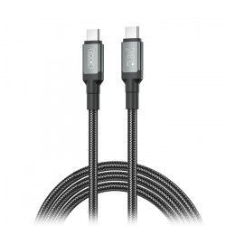 XO NB-Q264B Καλώδιο USB High-Speed Type-C αρσ. - Type-C αρσ., 2.00m σε μαύρο χρώμα - XO
