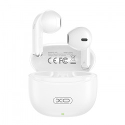 XO X33 WHITE COLOR Bluetooth ακουστικά handsfree με θήκη φόρτισης, σε λευκό χρώμα - XO