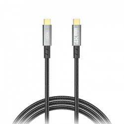 XO GB020 Καλώδιο USB 3.2 Gen 2x2 Type-C αρσ. - Type-C αρσ., 1.00m σε μαύρο χρώμα - XO