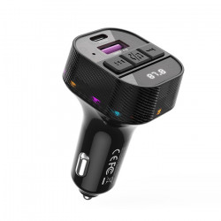 XO BCC17 Bluetooth ΜΡ3 αναμεταδότης FM αυτοκινήτου με θύρες φόρτισης Type-A+Type-C PD 30W - XO