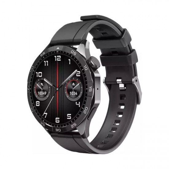 XO WATCH4 BLACK Smartwatch με οθόνη AMOLED 1.43