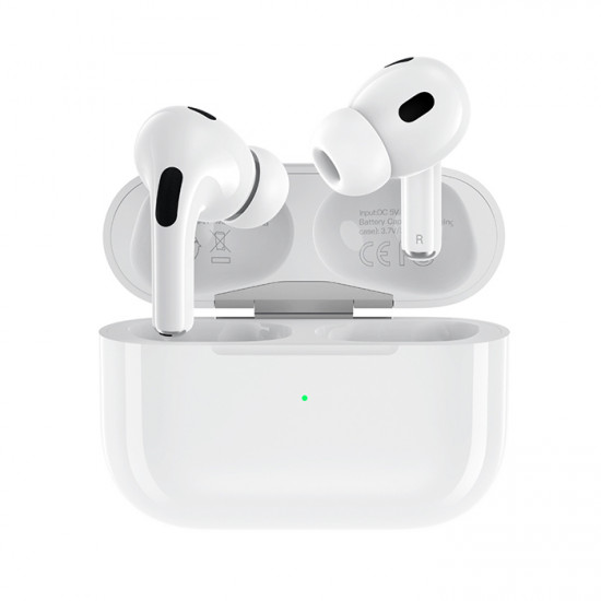 XO EV53 Bluetooth ακουστικά handsfree 5ης γενιάς με θήκη φόρτισης και noise cancellation, σε λευκό χρώμα - XO