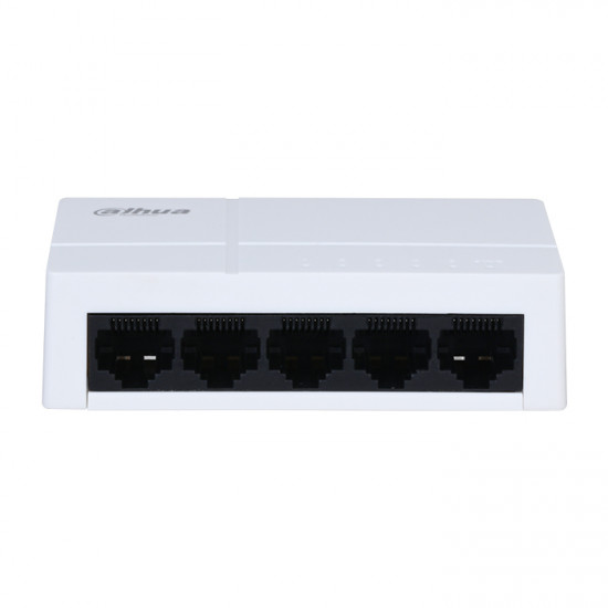 DAHUA DH-SG1005L 5-Port Unmanaged Gigabit Switch 10/100/1000, σε λευκό χρώμα. - DAHUA