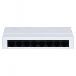 DAHUA DH-SG1008L 8-Port Unmanaged Gigabit Switch 10/100/1000, σε λευκό χρώμα. - DAHUA
