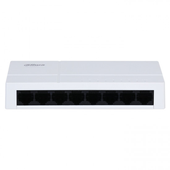 DAHUA DH-SG1008L 8-Port Unmanaged Gigabit Switch 10/100/1000, σε λευκό χρώμα. - DAHUA