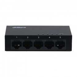 DAHUA DH-SG1005 5-Port Unmanaged Gigabit Switch 10/100/1000, σε μαύρο χρώμα - DAHUA