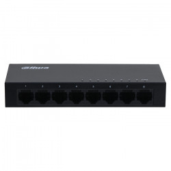 DAHUA DH-SG1008 8-Port Unmanaged Gigabit Switch 10/100/1000, σε μαύρο χρώμα - DAHUA