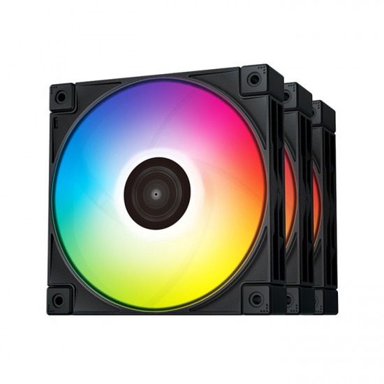 DEEPCOOL FC120 3IN1 3 Aνεμιστήρες 120mm, με Addressable RGB LED σύστημα φωτισμού. - DEEPCOOL