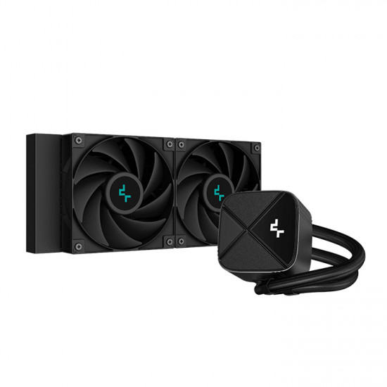 DEEPCOOL LS520S ZERO DARK Ολοκληρωμένο σύστημα υδρόψυξης 240mm για επεξεργαστές Intel και AMD, LS520S ZERO DARK. - DEEPCOOL